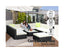 Gardeon 10-Piece Outdoor Sofa Set Wicker Couch Lounge Setting Cover