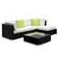 Gardeon 5PC Sofa Set with Storage Cover Outdoor Furniture Wicker