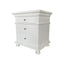 Frances Side Table Satin White