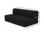 Bedding Folding Foam Mattress Portable Double Sofa Bed Mat Air Mesh Fabric Black