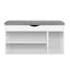 Shoe Cabinet Bench Shoes Organiser Storage Rack Shelf White Cupboard Box