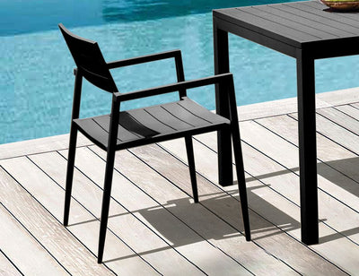 Halki Table - Outdoor - 160cm x 90cm - Charcoal