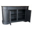 William John Sideboard Rustic Black Oak 165cm