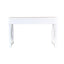 X Brace White Desk Small