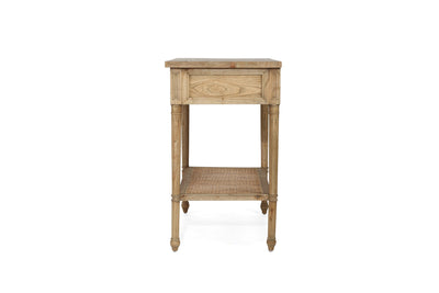 Daydream Cane Console Table - Weathered Oak - 100cm