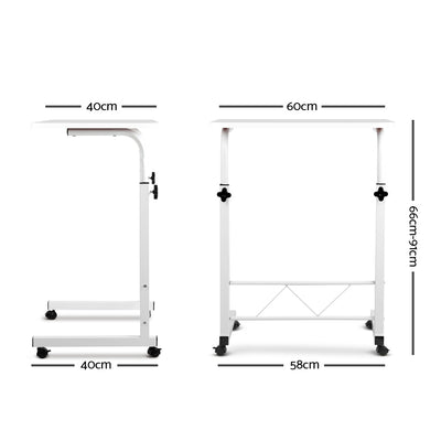 Laptop Table Desk Portable - White