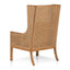 Wingback Rattan Armchair - Distress Natural - Sand White