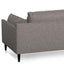 4 Seater Left Chaise Fabric Sofa - Graphite Grey