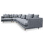 Left Return Modular Sofa - Graphite Grey