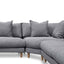 Left Return Modular Sofa - Graphite Grey
