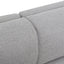 4 Seater Fabric Sofa - Grey