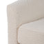 Fabric Armchair - Ivory White Boucle
