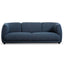 3 Seater Fabric Sofa - Dark Blue