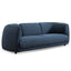 3 Seater Fabric Sofa - Dark Blue