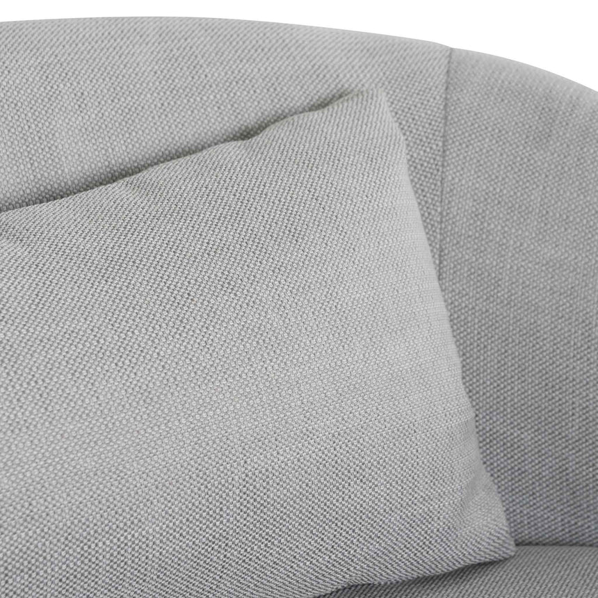 Fabric Armchair - Light Texture Grey