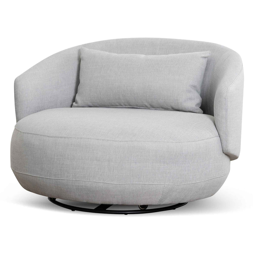 Fabric Armchair - Light Texture Grey