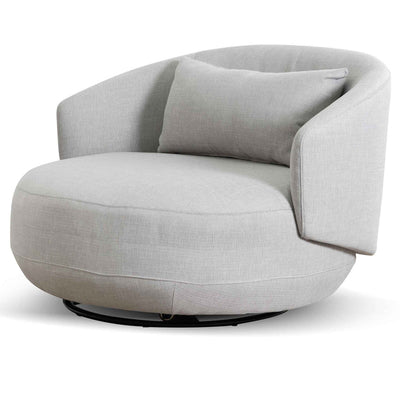 Fabric Armchair - Light Texture Grey