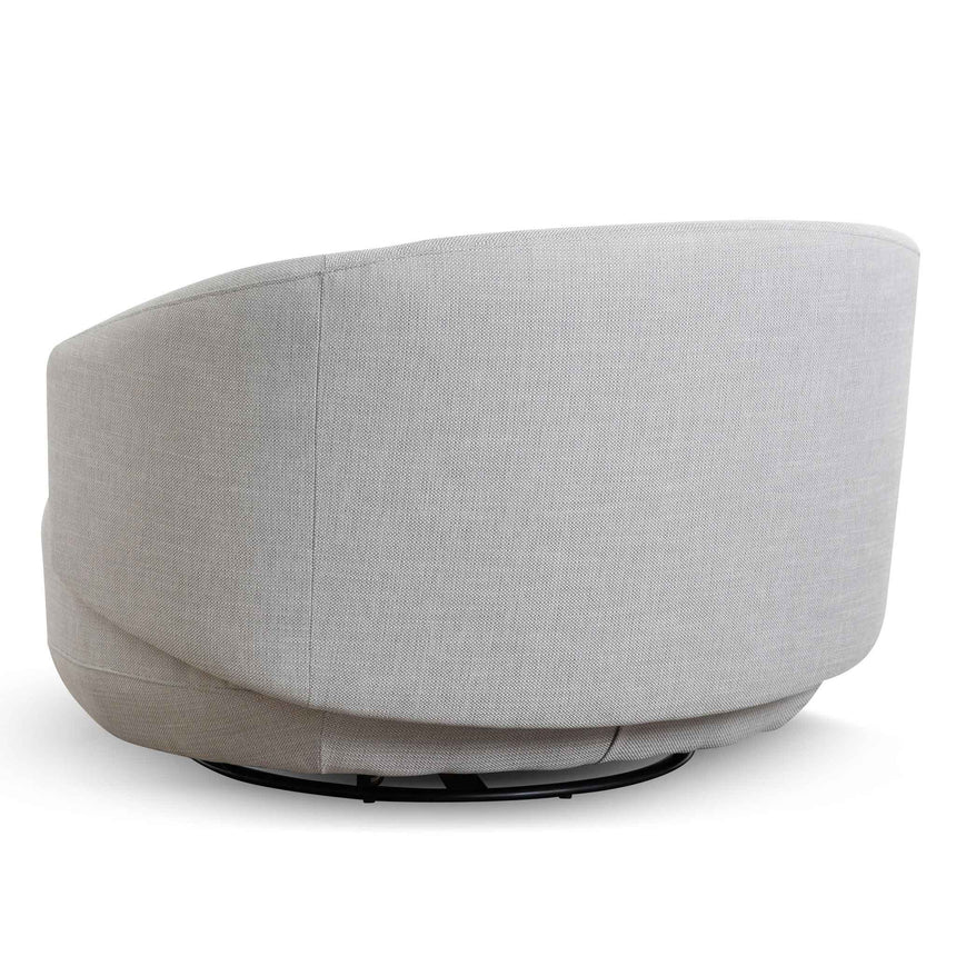 Fabric Armchair - Light Texture Grey