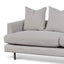 3 Seater Sofa - Sterling Sand with Black Legs