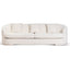 3 Seater Sofa - Ivory White Boucle