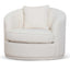 Armchair - Ivory White Boucle