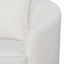 Armchair - Ivory White Boucle