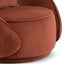 Velvet Armchair - Rustic Brown