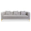 3 Seater Sofa - Ash Grey Boucle