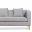 3 Seater Sofa - Ash Grey Boucle