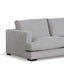 4 Seater Fabric Right Chaise Sofa - Oyster Beige