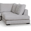 4 Seater Fabric Right Chaise Sofa - Oyster Beige