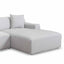 3 Seater Right Chaise Sofa - Passive Grey