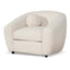 Armchair - Ivory White Boucle