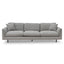 4 Seater Fabric Sofa - Grey