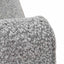 Armchair - Charcoal White Boucle