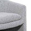 Armchair - Charcoal White Boucle