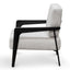 Fabric Lounge Chair - Silver Grey