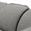 Left Return Modular Fabric Corner Sofa - Graphite Grey