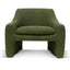 Fabric Armchair - Khaki Green