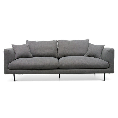 4 Seater Fabric Sofa - Noble Grey