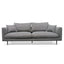 4 Seater Fabric Sofa - Noble Grey