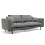 4 Seater Fabric Sofa - Noble Grey