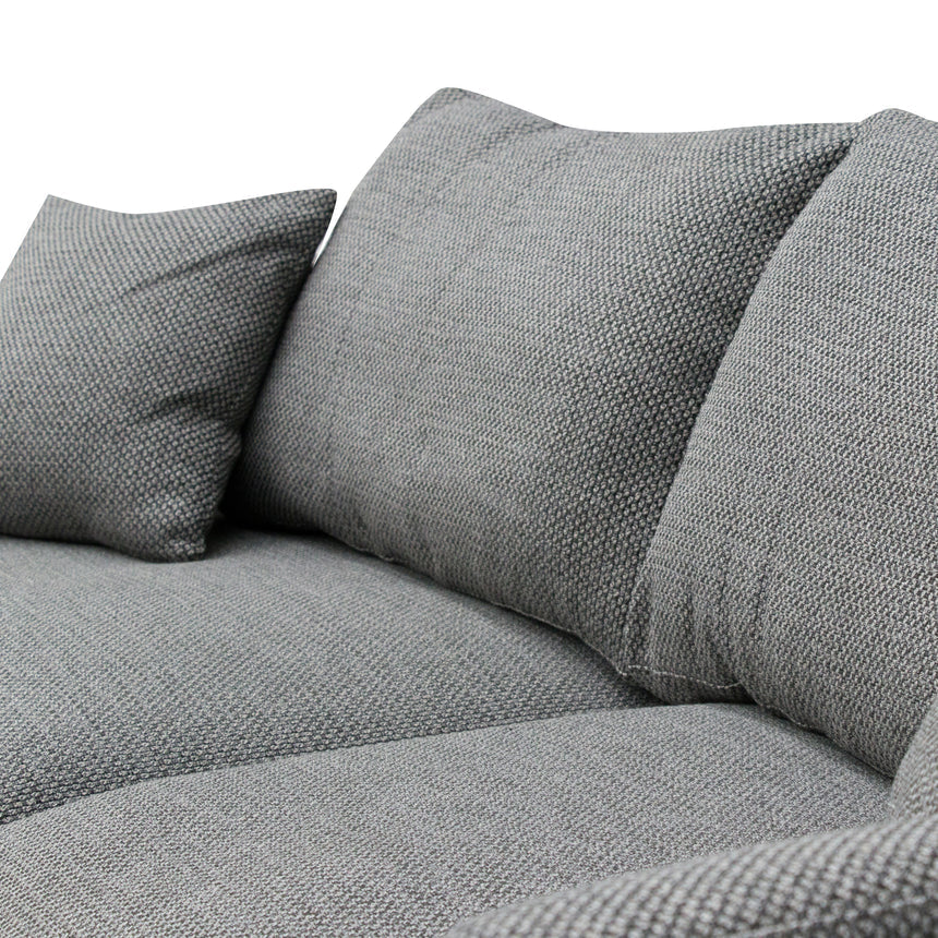 4 Seater Fabric Sofa - Noble Grey