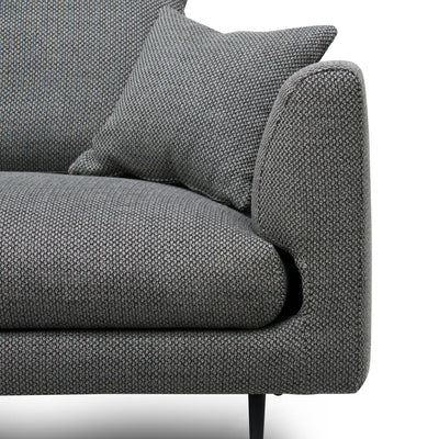 4 Seater Fabric Sofa - Noble Grey