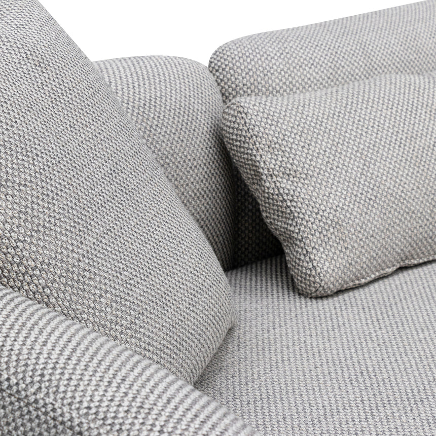 3 Seater Fabric Sofa - Passive Grey