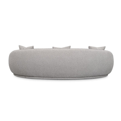 Velvet 4 Seater Sofa - Ash Grey Boucle