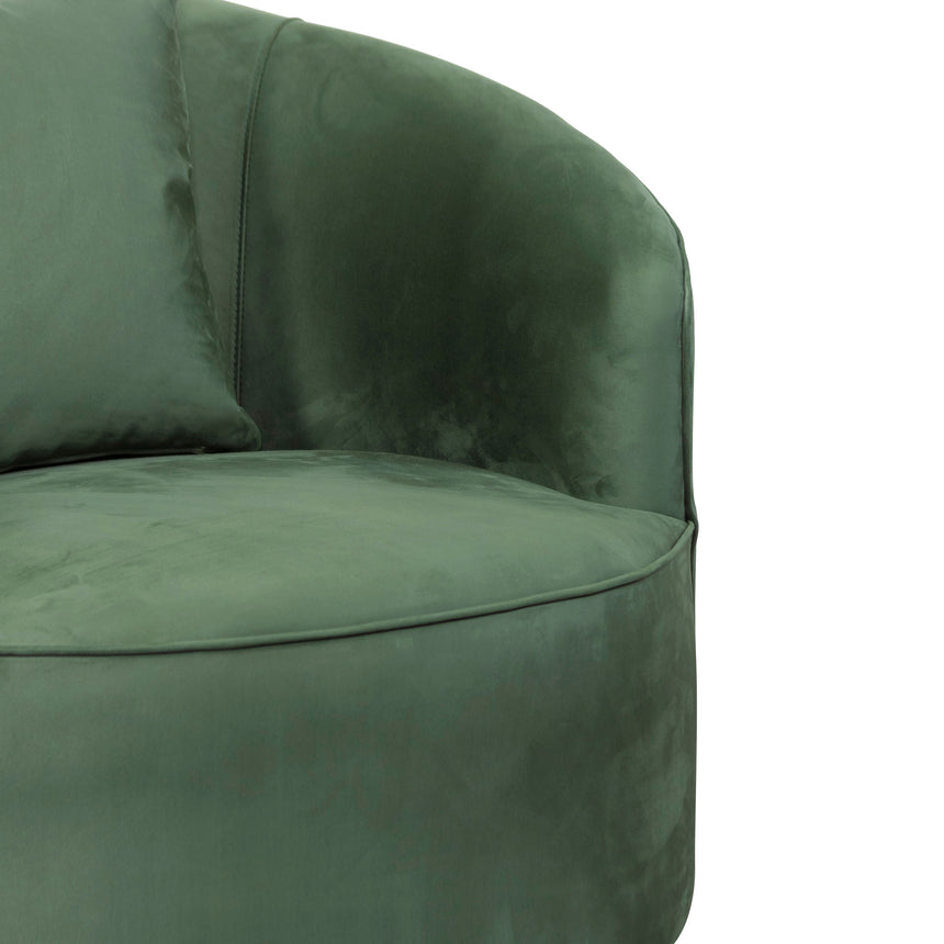 Armchair - Dark Green Velvet