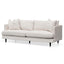 3 Seater Fabric Sofa - Silver Rust