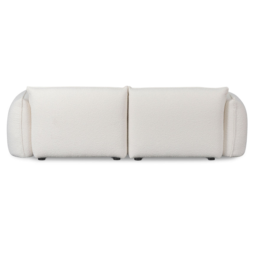 3 Seater Sofa - White Wash Boucle