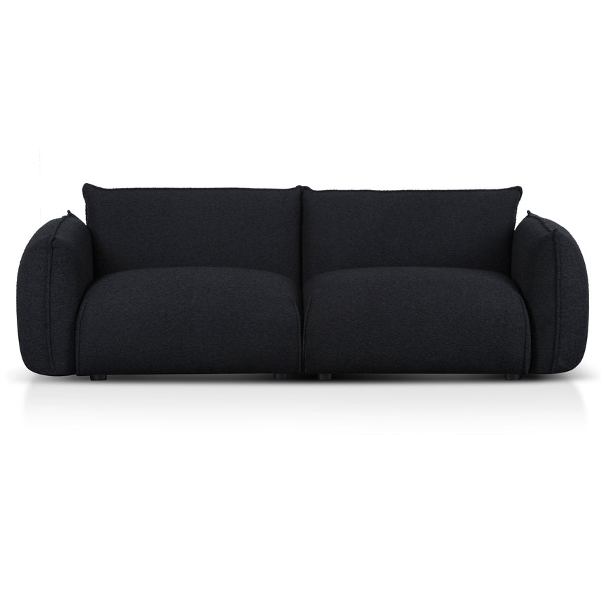 3 Seater Sofa - Black Boucle